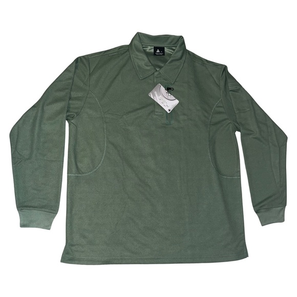 Men's Polo Shirt Golf T-Shirt Long-sleeve - Picture 1 of 3